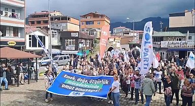 Artvin Kemalpaşa’da “Doğa, Emek ve Özgürlük” mitingi