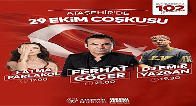 Ataşehir’de Cumhuriyet Bayramı kutlamaları 5 gün sürecek