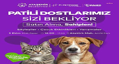 Ataşehir’de “Satın Alma, Sahiplen” etkinliği düzenlenecek