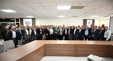 Aydın Büyükşehir Belediye Başkanı Çerçioğlu, Nazillili muhtarlar ile bir araya geldi