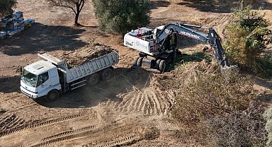 Aydın'da Kuzey Çevre Yolu projesinin ilk etap çalışmaları devam ediyor