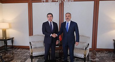 Bakan Fidan, IKBY Başkanı Barzani ile görüştü