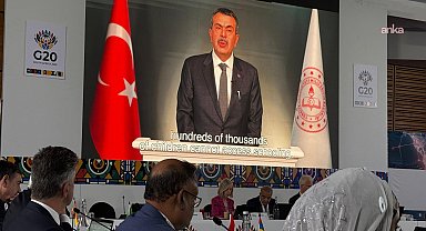 Bakan Tekin, G20 Eğitim Bakanları Toplantısı’na video mesaj gönderdi: Çocuklarımızı çağın ve geleceğin becerileriyle donatıyoruz