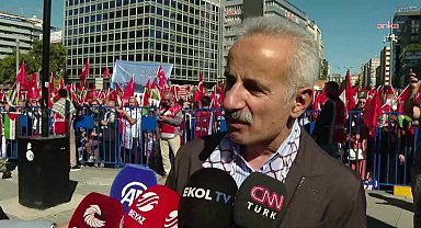 Bakan Uraloğlu, Ankara'daki Filistin'e destek yürüyüşüne katıldı: 