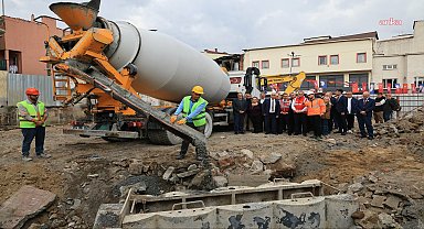 Başkanvekilleri, Kasımpaşa’da yeni ek hizmet binasının temelini attı: 