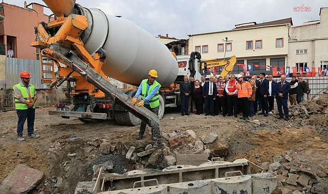 Başkanvekilleri, Kasımpaşa’da yeni ek hizmet binasının temelini attı: