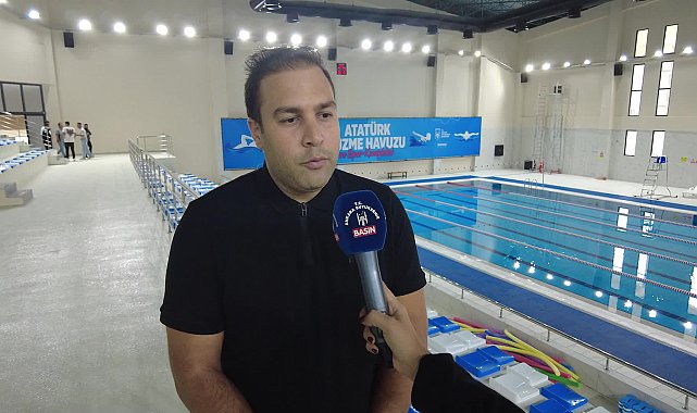 Başkentlilerden Sincan Atatürk Yüzme Havuzu ve Spor Kompleksi'ne yoğun ilgi