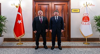 BBP Genel Başkanı Destici'den Adalet Bakanı Tunç'a ziyaret