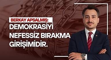 Berkay Apsalmış'tan TELE1 tepkisi: Demokrasiyi nefessiz bırakma girişimidir