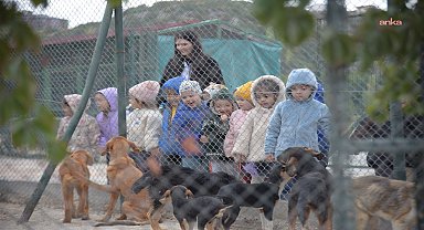 Bilecik'te minik öğrencilerden can dostlara ziyaret