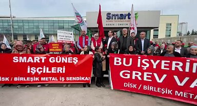 Birleşik Metal-İş: Smart Solar işçileri emeği için grevde