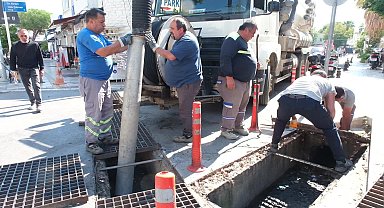 Bodrum’da mazgal ve yağmur suyu hattı temizliği sürüyor