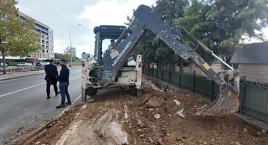 Bornova Belediye Başkanı Eşki okullar bölgesindeki düzenlemeleri yerinde inceledi
