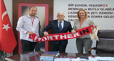 Burhaniye, kardeş şehir Hürth'ten gelen heyeti ağırladı 