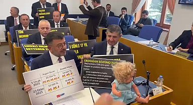 Bütçe Kanunu TBMM Plan ve Bütçe Komisyonu'nda... CHP'den oyuncak bebekli protesto: