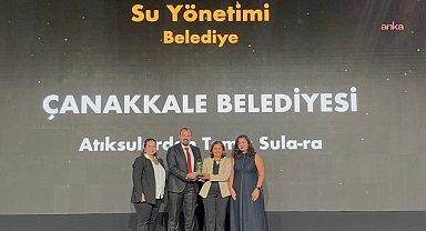 Çanakkale Belediyesi'ne “Su Yönetimi” ödülü