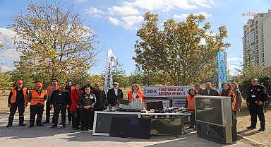 Çankaya'da elektronik atıklar geri dönüşüme kazandırıldı 