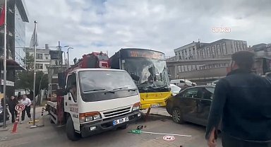 Çekmeköy’de özel halk otobüsünün karıştığı zincirleme kazada 1 kişi öldü, 5 kişi yaralandı... İETT: Soruşturma başlatıldı