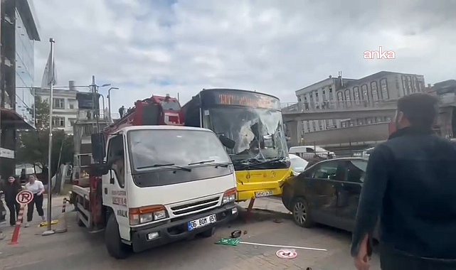 Çekmeköy’de özel halk otobüsünün karıştığı zincirleme kazada 1 kişi öldü, 5 kişi yaralandı... İETT: Soruşturma başlatıldı