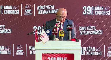 CHP 39. Ankara Olağan İl Kongresi... Ekrem İmamoğlu: Serbest ve adil seçimlerle değil, yargı kumpasları ve mafyatik yöntemlerle iktidarda kalmanın peşindeler