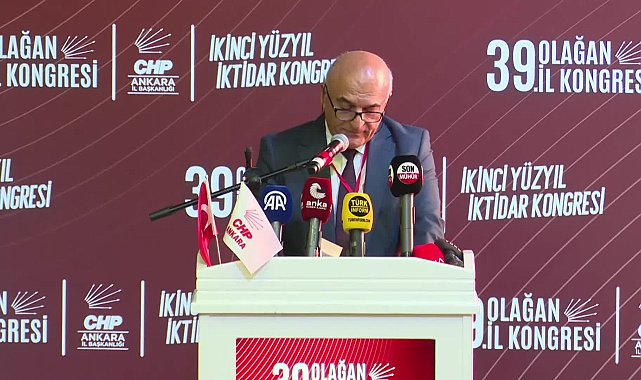 CHP 39. Ankara Olağan İl Kongresi... Ekrem İmamoğlu: Serbest ve adil seçimlerle değil, yargı kumpasları ve mafyatik yöntemlerle iktidarda kalmanın peşindeler