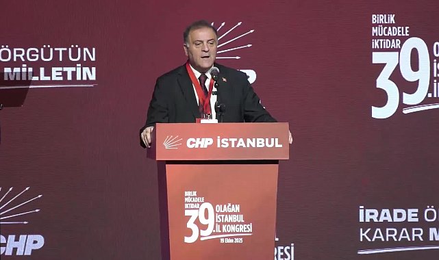 CHP 39. Olağan İstanbul İl Kongresi... Nuri Aslan: “Bugün biz kazanacağımız zaferi konuşmalıyız”