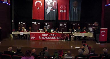 CHP 39. Uşak Olağan İl Kongresi… İl Başkanlığı'na Celalettin Çoban seçildi