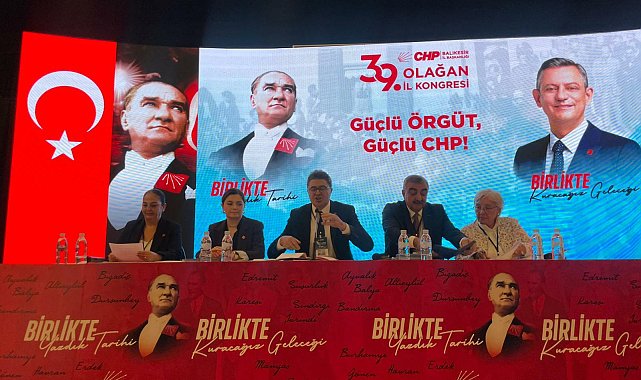 CHP Balıkesir 39. Olağan İl Kongresi blok listeyle yapılacak