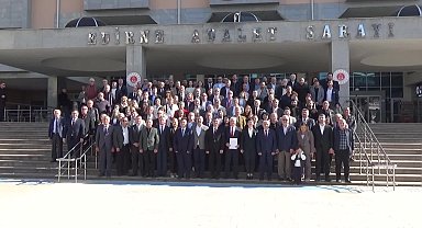 CHP Edirne İl Başkanı seçilen Yücel Balkanlı mazbatasını aldı