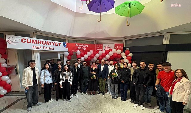 CHP Frankfurt Birliği'nin yeni ofisi açıldı