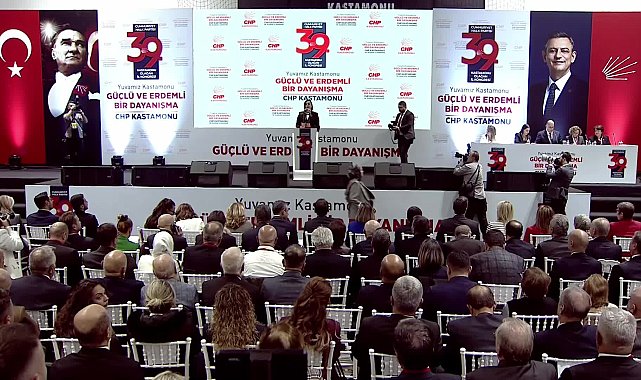 CHP Kastamonu 39. Olağan İl Kongresi... İl Başkanı Karabacak: Türkiye bir asır önce olduğu gibi yine bir yol ayrımında