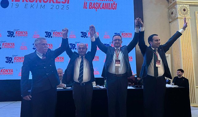 CHP Konya İl Başkanlığı'na Nejat Türktaş seçildi