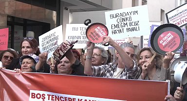 CHP’li kadınlardan “boş tencere