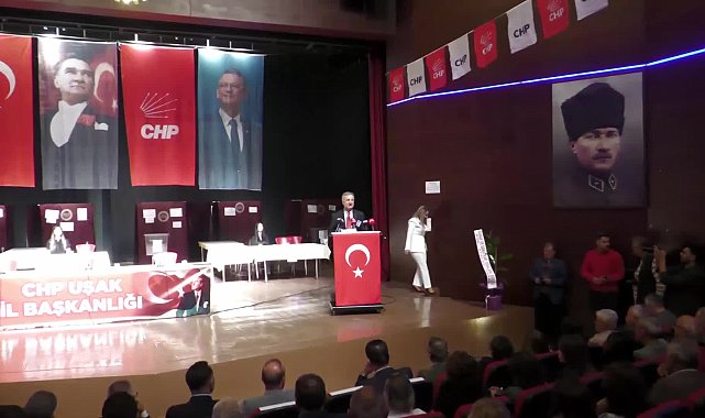 CHP Uşak 39. İl Kongresi başladı… Kongreden ‘iktidar’ mesajları