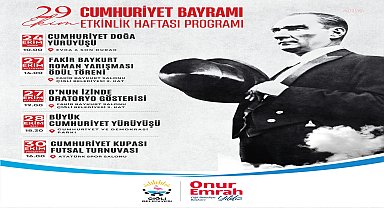 Çiğli’de Cumhuriyet Bayramı coşkusu bir hafta sürecek