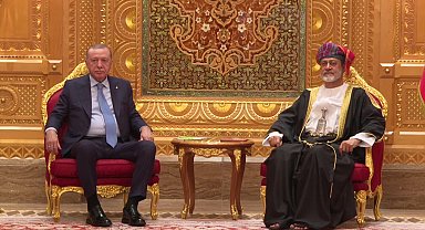 Cumhurbaşkanı Erdoğan, Umman Sultanı Tarık ile görüştü