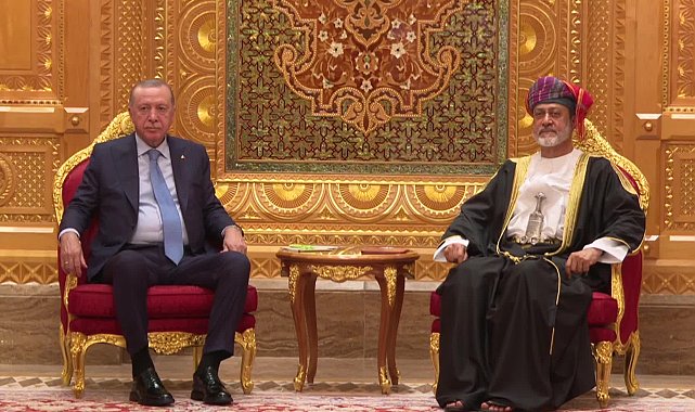 Cumhurbaşkanı Erdoğan, Umman Sultanı Tarık ile görüştü