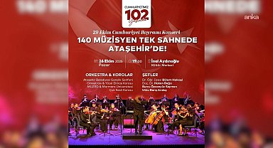 Cumhuriyet coşkusu, 140 müzisyenle Ataşehir’de yankılanacak