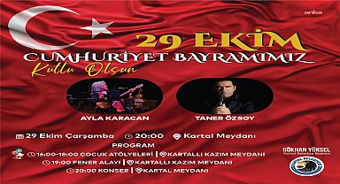 Cumhuriyet’in ışığı Kartal Meydanı’nda parlayacak