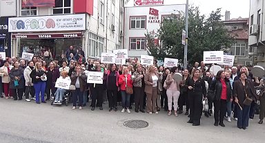 Edirne’de kadınlardan boş tencere eylemi