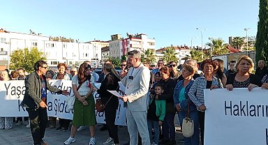 Eğitim Sen’den Dalaman'da emekli öğretmene yönelik şiddete protesto