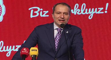 Erbakan, Yeniden Refah Partisi Bursa İl Kongresi’nde konuştu: 