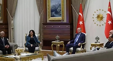 Erdoğan ve DEM Heyeti Beştepe’de bir saat görüştü