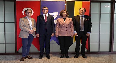 Eskişehir Büyükşehir Belediye Başkanı Ünlüce, Belçika heyetini konuk etti