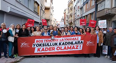 Eskişehir’de kadınlardan boş tencerelerle yürüyüş: İktidar, yoksulluğu bitirmek yerine yönetmeyi seçti