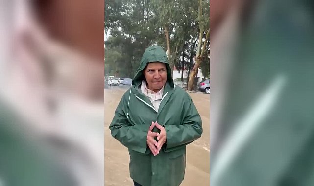 Foça'da sel felaketine ilişkin Belediye Başkanı Saniye Bora Fıçı'dan açıklama: Belediyemiz ekipleri sahada aralıksız çalışıyor