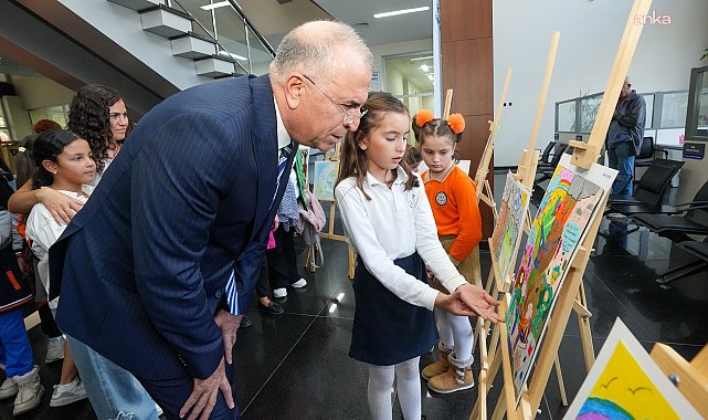 Gaziemirli çocuklar su krizine dikkat çekti