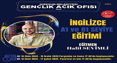  Giresun Belediyesi'nden İngilizce eğitimi programı