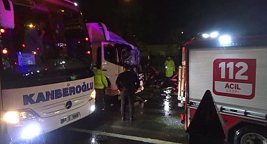 Giresun'da gece yarısı tır kazası