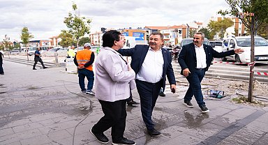 Gölbaşı Belediyesi, Ankara Caddesi'nde trafik ve park sorununu çözecek bir çalışma başlattı